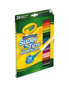 Crayola Marcadores Lavables Punta Gruesa 20 piezas - Modelo: 5881061023