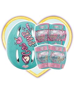 Rush Girl Set de Casco y Accesorios de Protección