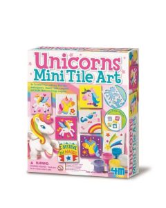 4M Conjunto de Arte de Mini Azulejos de Unicornios