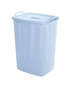 Plasutil Canasta con Tapa Azul 40 Litros