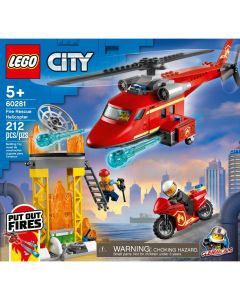 Lego City Helicóptero de Rescate de Incendios