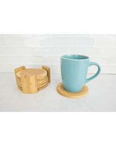 Hds Trading Juego de Posavasos de Bambú - 6 Piezas
