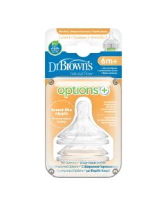 Dr. Browns Dr. Brown's Tetina Nivel 3 Boca Ancha - Set de 2 Piezas