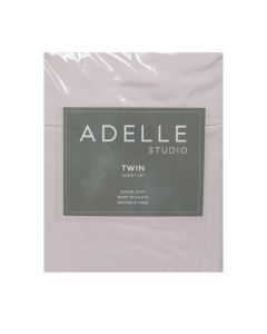 Adelle Studio Set Sábanas Twin - 3 Piezas - Rose Gold