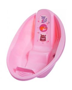 Plasutil Bañera Ergonómica de 24lt Rosado