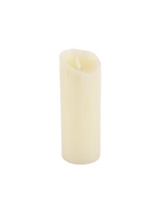 Generica Vela de Led con Llama Movible 7.5 x 20 cm