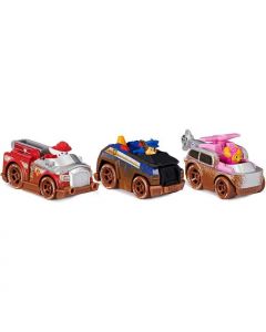 Paw Patrol Juego de 3 Coches de Metal