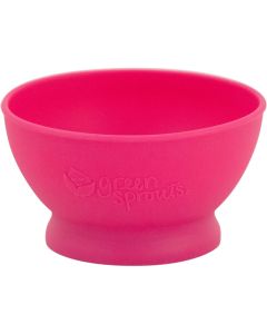 Plato de Silicona para Bebé - Rosado