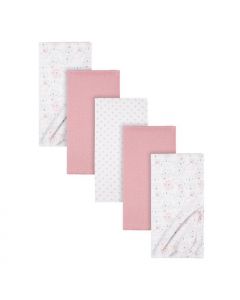 Gerber Manta Set de 5pz conejitos rosados