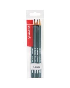 Stabilo Set de Lápiz de Dibujo Othello 2b-4b-6b-8b 4 Piezas - Modelo: S282-4-Osc