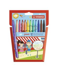 Stabilo Marcadores de Colores Power 12 Piezas - Modelo: S280-12-02
