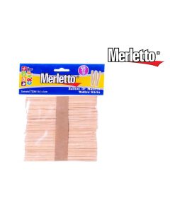 Merletto Palitos de Paletas Natural 50 Piezas - Modelo: 785-7522757