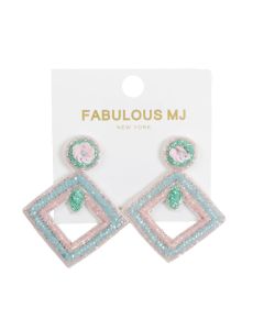 Fabulous Aretes Grande para Dama - Chaquira - Modelo: Pe0171