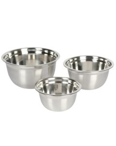 Gibson Home Tazones para Mezclar de Acero Inoxidable 3 Piezas