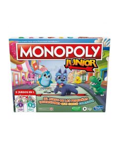 Hasbro Gaming Monopoly Junior 2 Juegos en 1