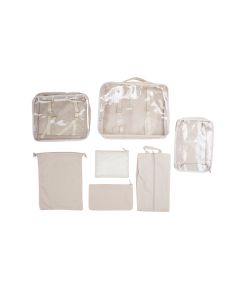Elinfant Set de Organizador Crema 7 piezas