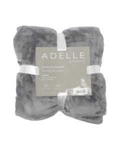 Adelle Studio Frazada Twin 150 x 200 cm Gris