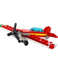 Lego Icónico Avión Rojo 3 en 1 - 51 Piezas