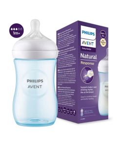 Avent Biberón Natural Response Azul 260 ml