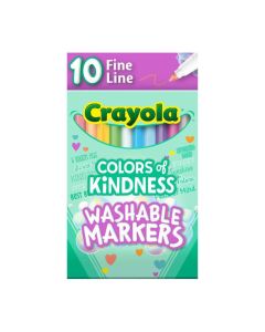 Crayola Marcadores de Colores Punta Fina 10 Piezas - Modelo: 5878070000