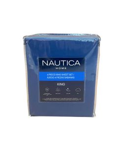 Nautica Juego de Sábanas King - Modelo: NSH9-NVB-KING
