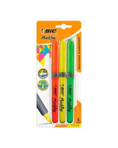 Bic Resaltadores Fluo 3 Colores - Modelo: BL-15488