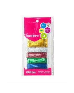 Bambary Escarcha en Sobre 20gr 5 Colores Metalizados - Modelo: 2490621