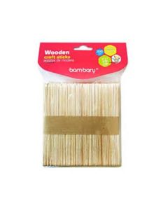 Bambary Paleta Natural 100 Piezas - Modelo: 2490696