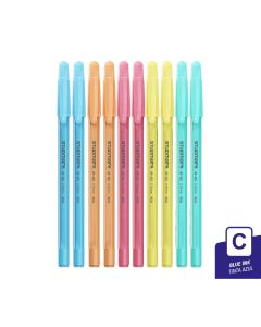 Studmark Bolígrafo Tinta Azul 0.7 Mm - 10 Piezas - Modelo: Stkf03c