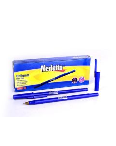 Merletto Bolígrafo Azul 1.0mm Caja 12 Piezas - Modelo: 780-144104009
