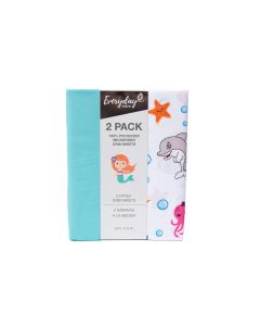 Everyday Kids Set de 2 Sabanas para Cuna 71 x 132 cm