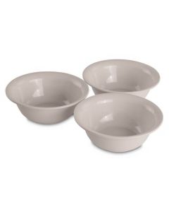 Sterilite Set de Tazón 20 Onzas Gris - 3 Piezas