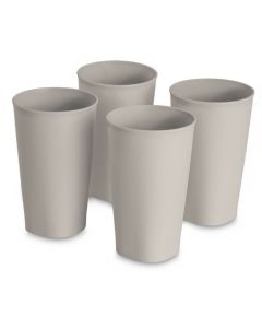 Sterilite Set de Vasos 20 Onzas Gris - 4 Piezas