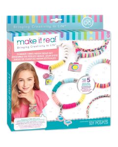 Make It Real Pulseras de Cuentas Heishi Summer
