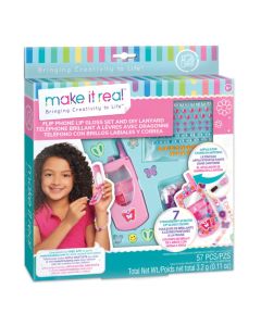 Make It Real Flip Phone Lip Gloss Set and Diy Lanyard