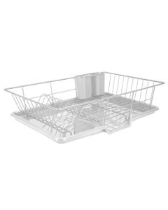 Hds Trading Escurridor de Platos con Bandeja de Goteo 3 Piezas