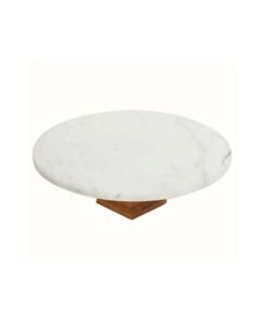 Hds Trading Soporte de Mármol para Tartas 12"