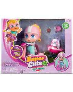  Super Cute Doll With Dog and Scooter