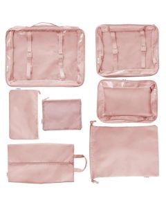 Elinfant Juego de Organizadores Rosa 7 piezas