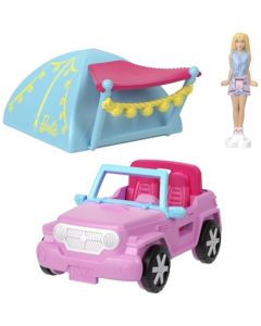 Barbie Barbieland Doll and Vehicle Jeep and Tent