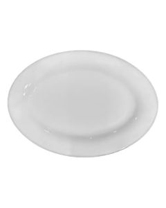 Generica Plato de Melamina Blanco 25 cm