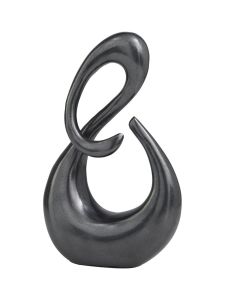 Uma Enterprises Escultura Abstracta Metal de Aluminio 7" x 3" x 12"