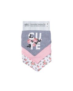 Mother’s Choice Set de 3 Baberos Rosa