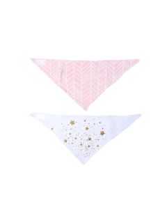 Mother’s Choice Set de 2 Baberos Rosa