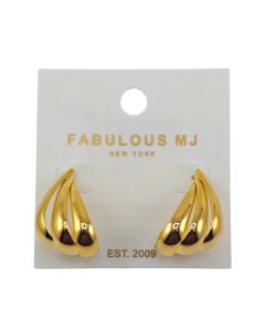 Fabulous Argollas para Dama - Gold - Modelo: ZE0591