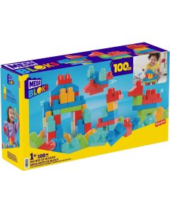 Mattel Mega Bloks Caja de Bloques Grande - 100 Piezas