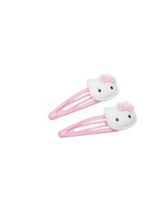 Hello Kitty Set de 2 Ganchos para Cabello - Modelo: Hk5-4d-01-32-10
