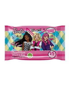 Gelatti Wipes Barbie 25 piezas - Modelo: GELA52447