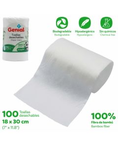 Genial Toallas Desechables 18 x 30 cm