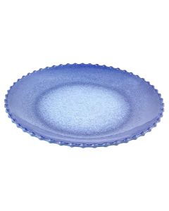 Generica Plato de Melamina Azul 21 cm